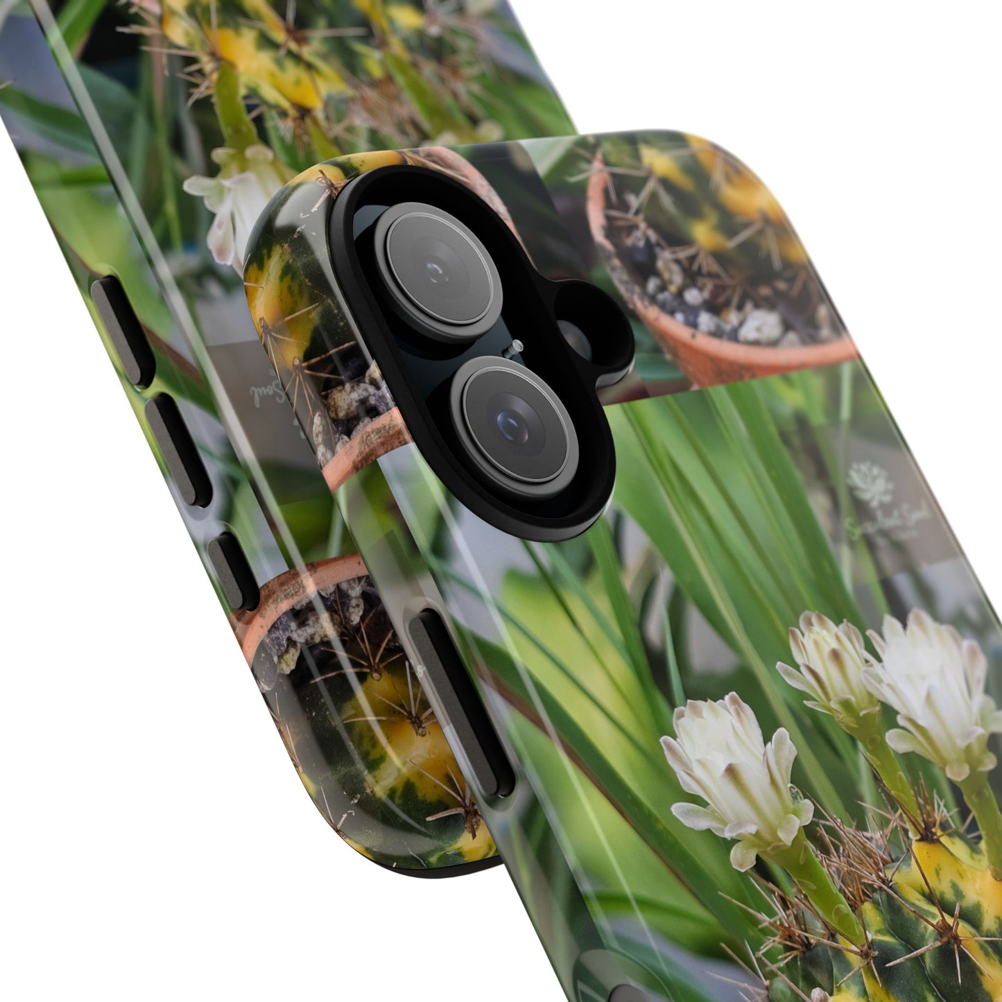 Cactus Phone Case, Tough Cases with Succulent Design, Floral Phone Cover, Plant Lover Gift, Nature Aesthetic Cases, Eco-Friendly Accessories