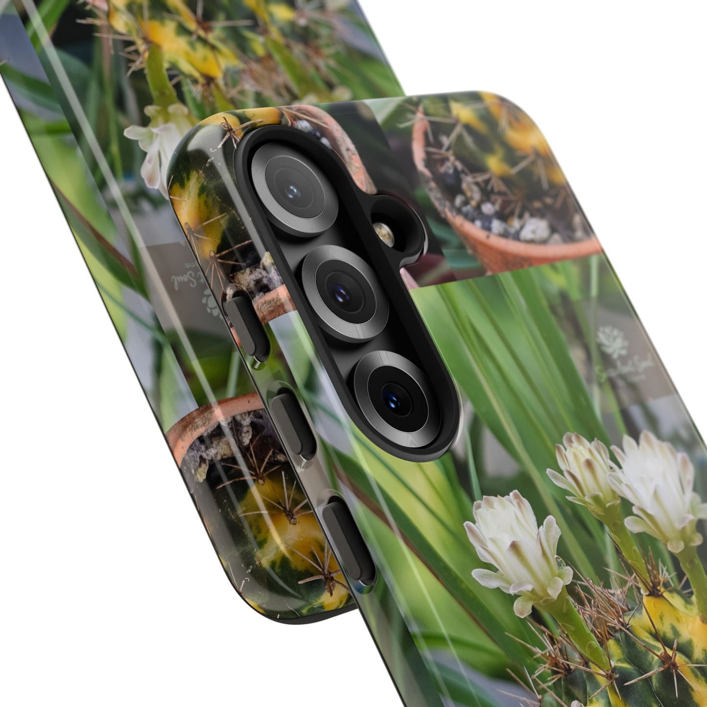 Cactus Phone Case, Tough Cases with Succulent Design, Floral Phone Cover, Plant Lover Gift, Nature Aesthetic Cases, Eco-Friendly Accessories