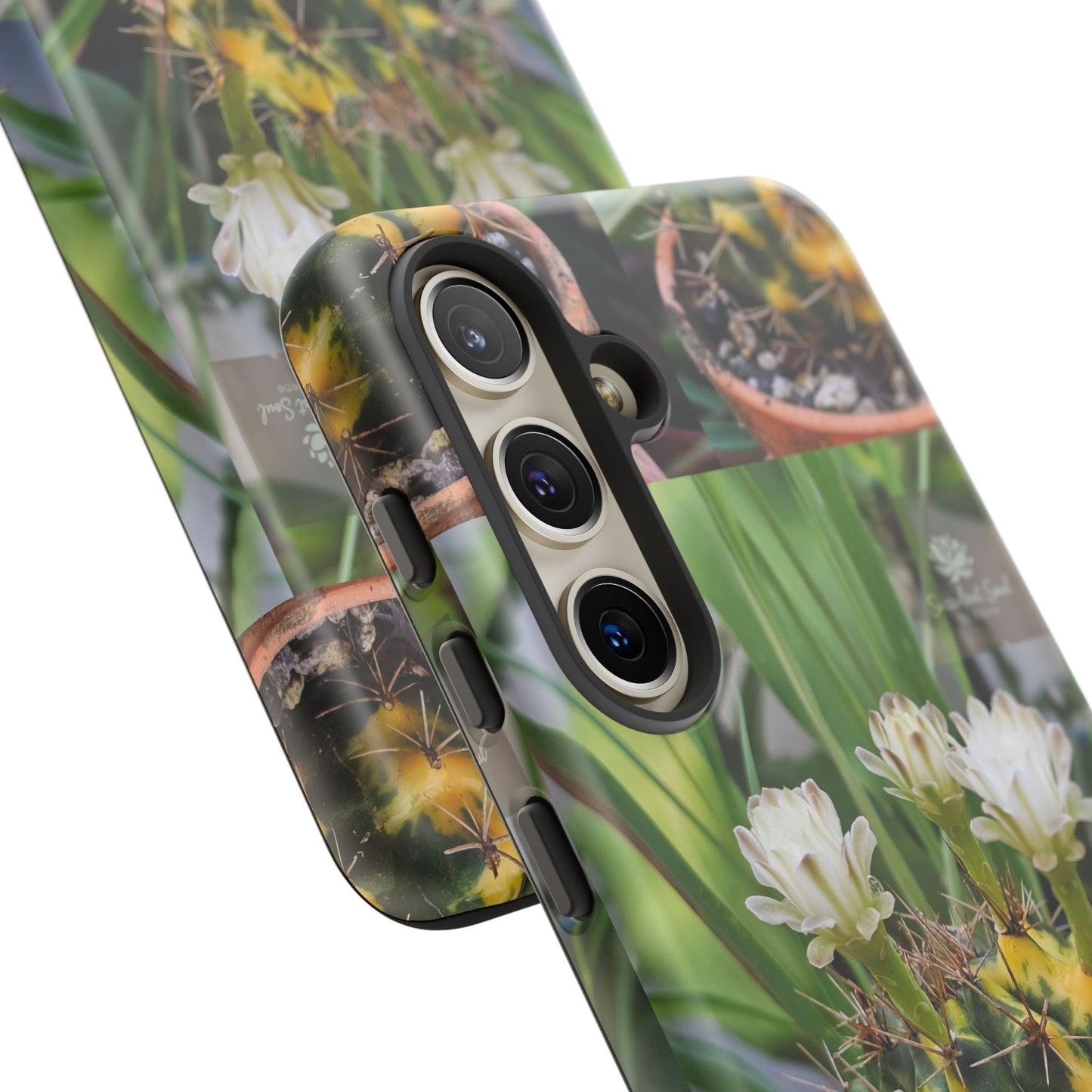 Cactus Phone Case, Tough Cases with Succulent Design, Floral Phone Cover, Plant Lover Gift, Nature Aesthetic Cases, Eco-Friendly Accessories