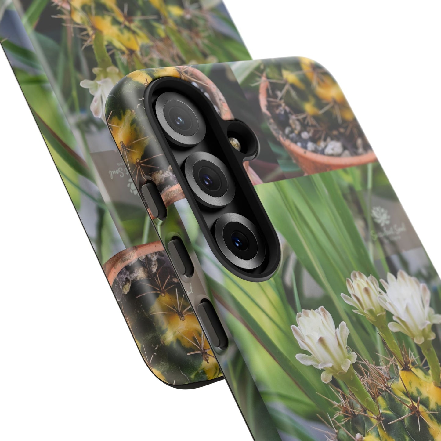 Cactus Phone Case, Tough Cases with Succulent Design, Floral Phone Cover, Plant Lover Gift, Nature Aesthetic Cases, Eco-Friendly Accessories