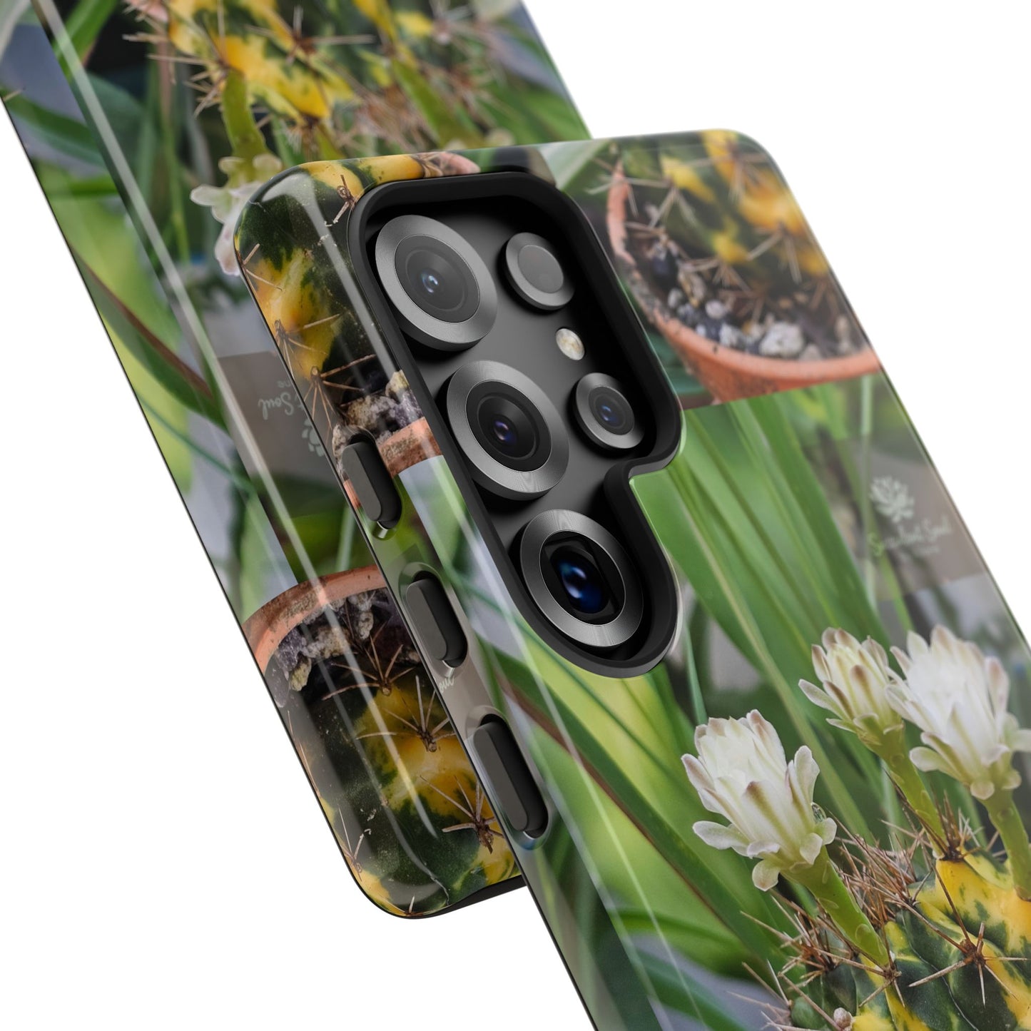 Cactus Phone Case, Tough Cases with Succulent Design, Floral Phone Cover, Plant Lover Gift, Nature Aesthetic Cases, Eco-Friendly Accessories