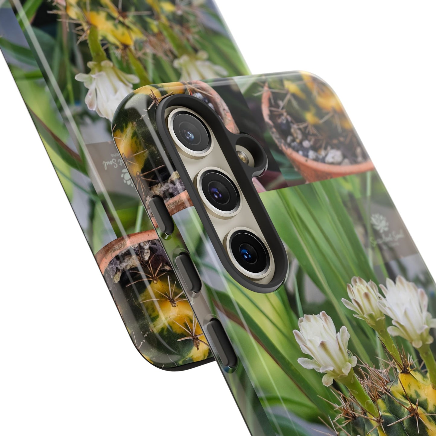 Cactus Phone Case, Tough Cases with Succulent Design, Floral Phone Cover, Plant Lover Gift, Nature Aesthetic Cases, Eco-Friendly Accessories