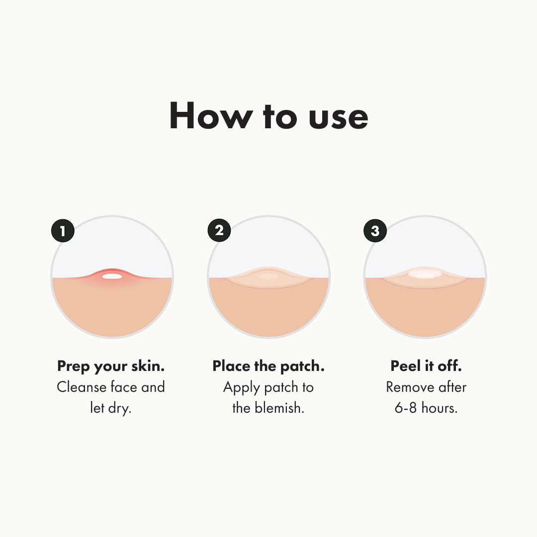 Mighty Patch™ Original patch from Hero Cosmetics – The #1 Hydrocolloid Acne Pimple Patch for Shrinking Zits and Whiteheads in 1 use; Nighttime Spot Stickers for Face and Skin (36 Count)