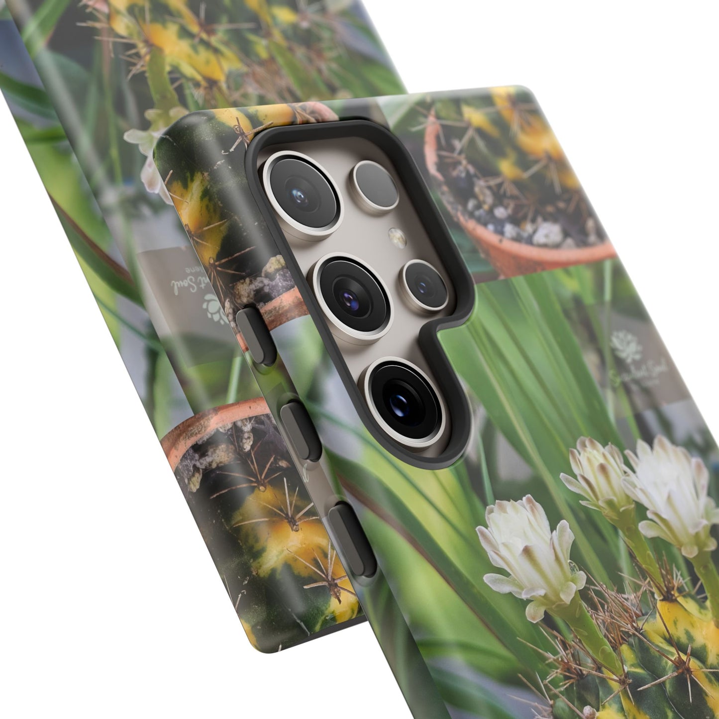 Cactus Phone Case, Tough Cases with Succulent Design, Floral Phone Cover, Plant Lover Gift, Nature Aesthetic Cases, Eco-Friendly Accessories