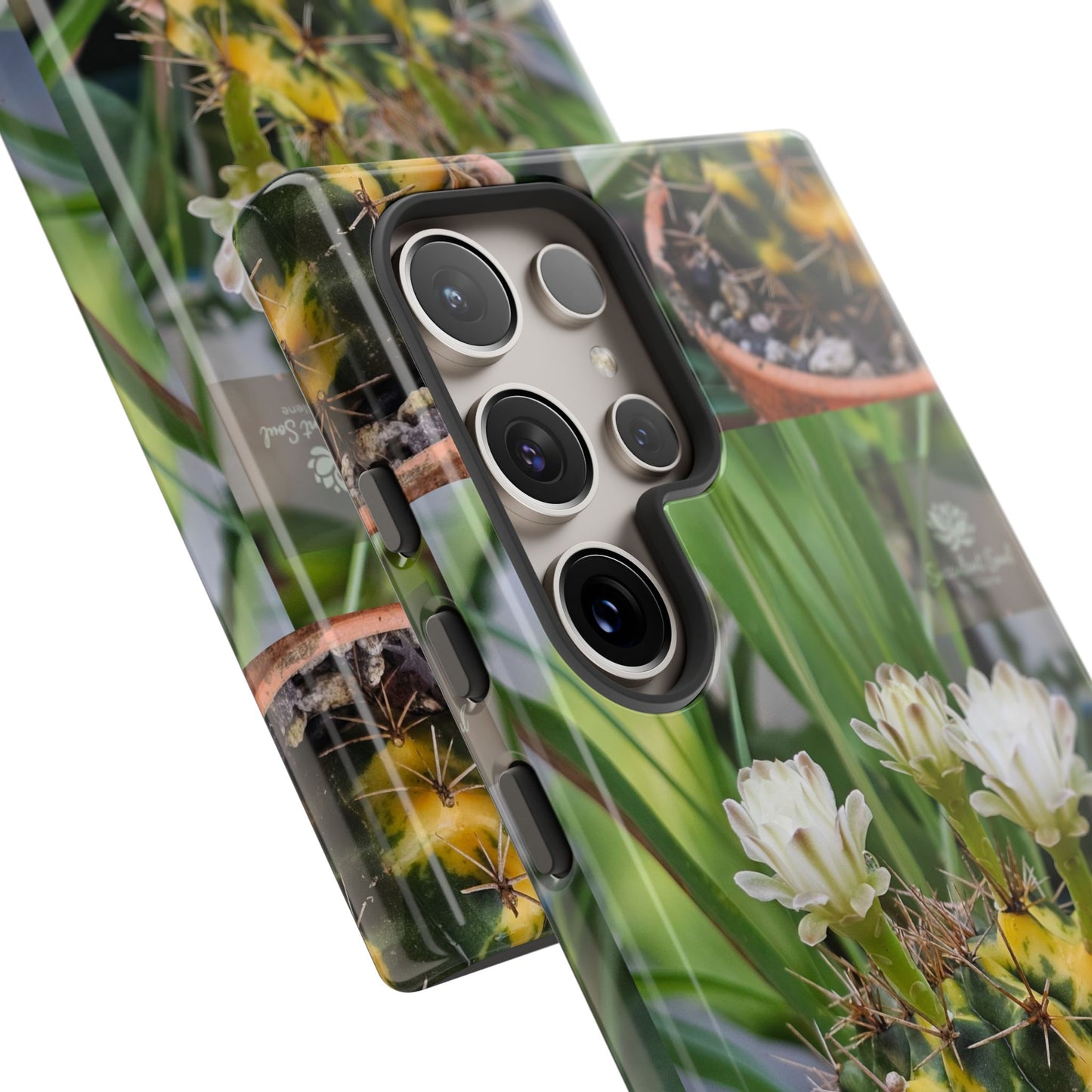 Cactus Phone Case, Tough Cases with Succulent Design, Floral Phone Cover, Plant Lover Gift, Nature Aesthetic Cases, Eco-Friendly Accessories