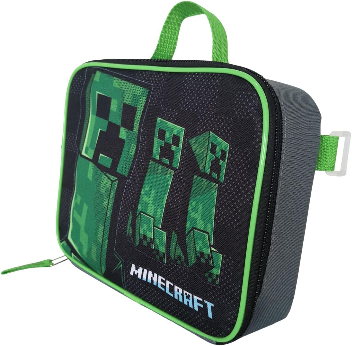 Bioworld Minecraft Creepers 5pc Backpack Bookbag Set Licensed