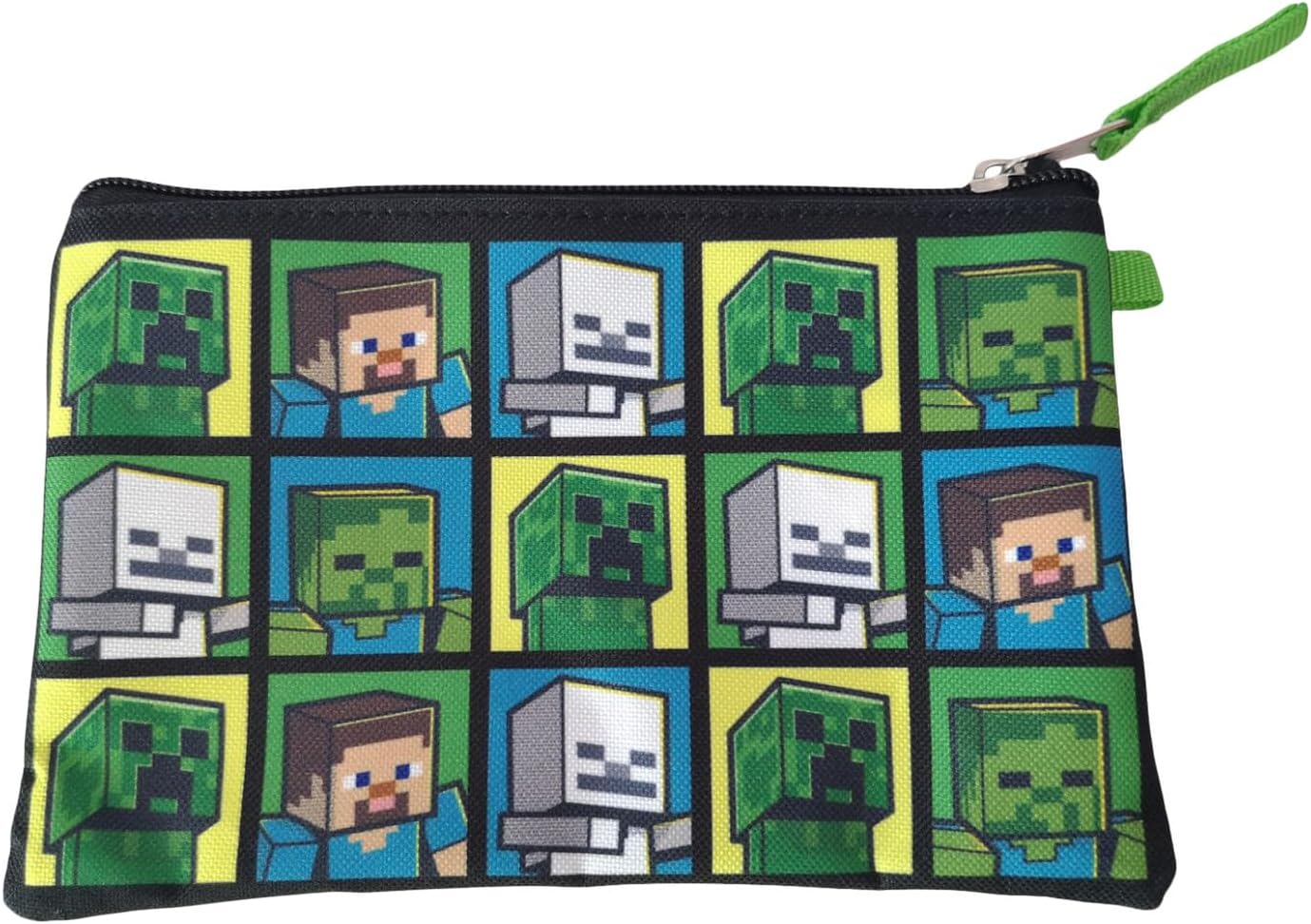 Bioworld Minecraft Creepers 5pc Backpack Bookbag Set Licensed