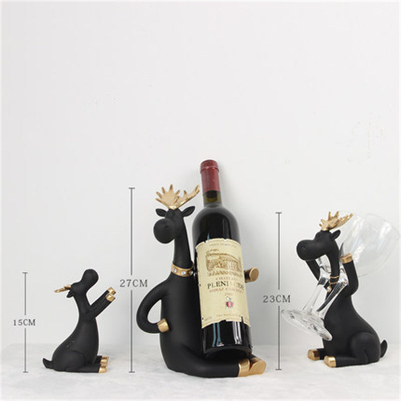 Wine Bottle Wine Glass Storage Rack Decorations